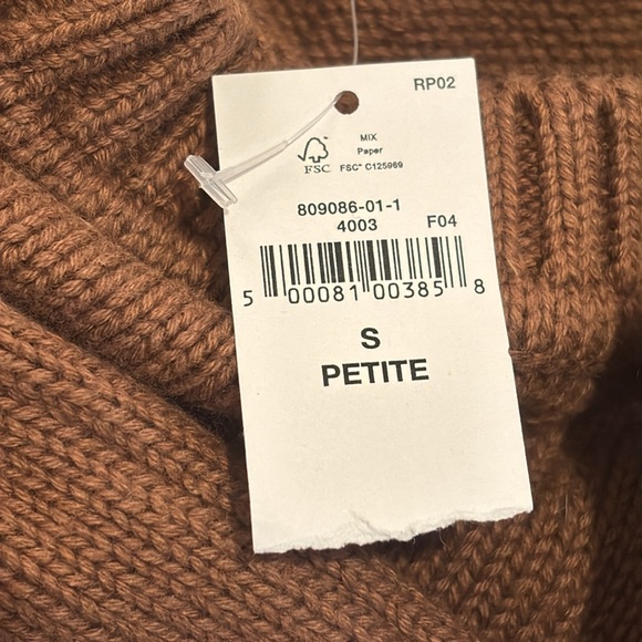 GAP cotton petite tunic sweater women’s small - Picture 4 of 4